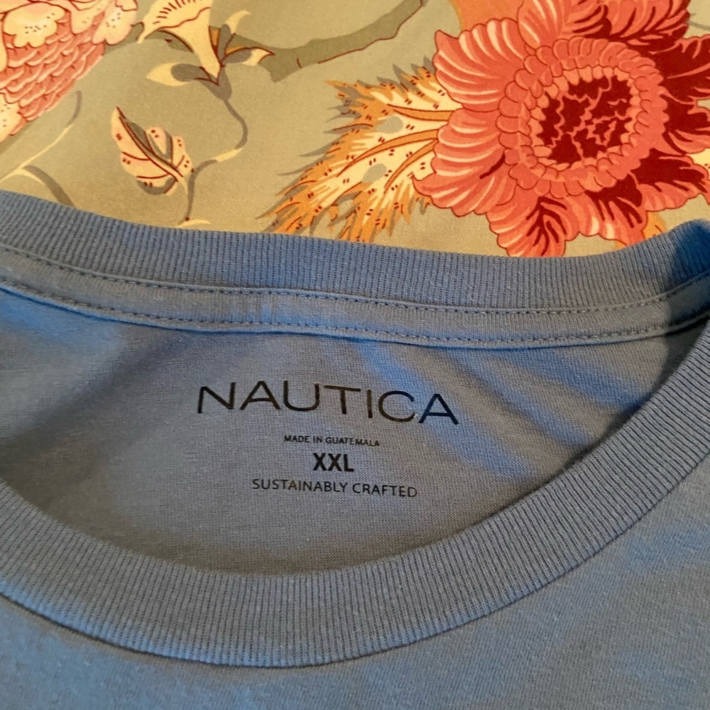 Nautica Blue Long Sleeve Surf Tee - Picture 3 of 6